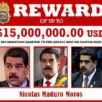 El precio por brindar información sobre el paradero de Nicolás Maduro, que conduzca a su captura, es de 15 millones de dólares.