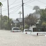 En California, según las autoridades climáticas, las lluvias seguirán por una semana más.