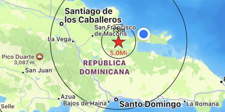 República Dominicana está ubicada en una zona altamente sísmica, pero de movimientos leves.