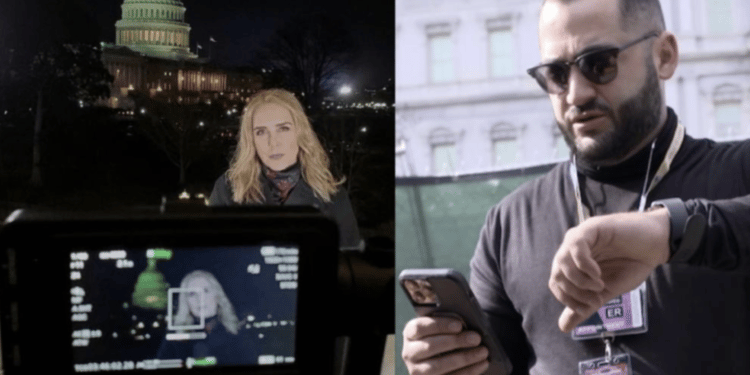 Lourdes Ubieta y Raymond Azar, los venezolanos que llegaron a Washington para cubrir el Estado de la Unión