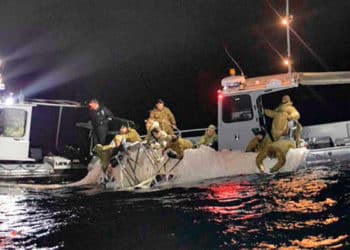 Recuperaron el mecanismo electrónico y los sensores clave, del globo espía chino derribado.
