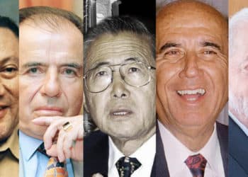 Manuel Antonio Noriega, Carlos Ménem, Alberto Fujimori, Carlos Andrés Pérez y Luiz Inácio Lula da Silva.