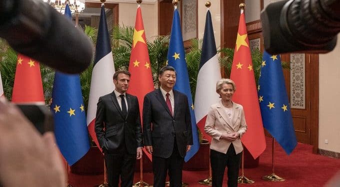 ¿China quiere que Macron abra una brecha entre Europa y Estados Unidos?