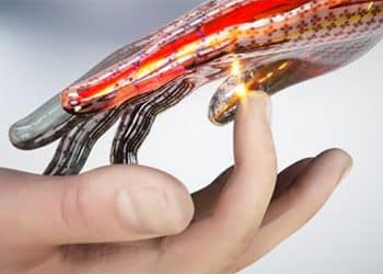 Esta modalidad de piel electrónica, es capaz de percibir sensaciones táctiles y movimiento.