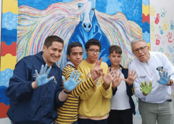 Inauguran en municipio Los Salias obra "El Caballo de la Libertad", mural que busca la inclusión, respeto y tolerancia