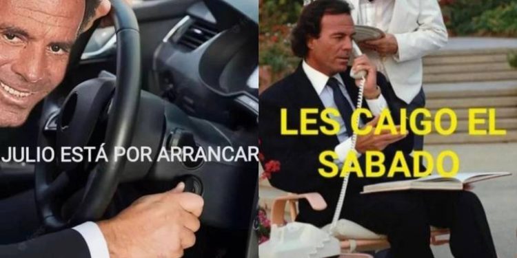 ¿Qué dice Julio Iglesias de los memes que se hacen con su nombre sobre el mes en curso?