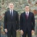 Felipe VI de España no disimuló: las expresiones del Rey en la toma de posesión de Sánchez