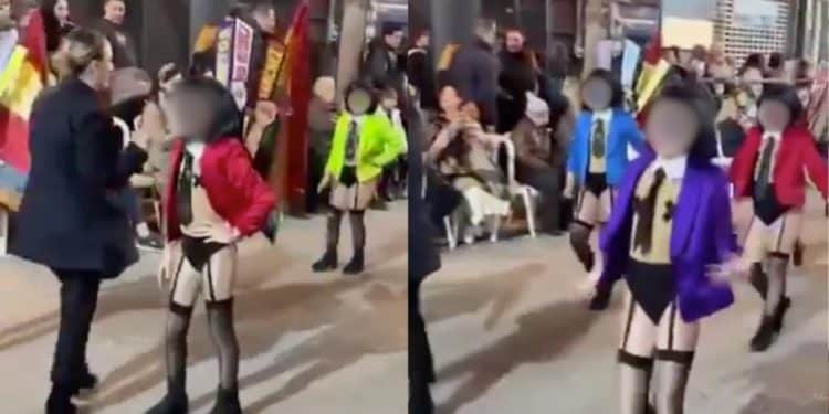 Denuncian al carnaval de Torrevieja en España por desfile pedófilo de niñas en lencería