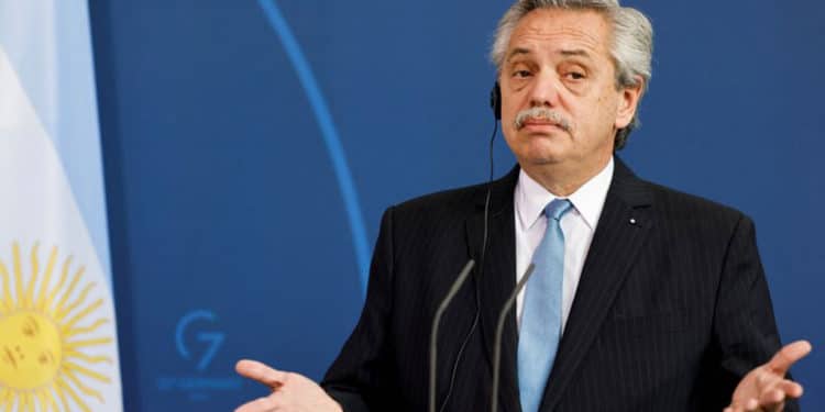 Expresidente argentino Alberto Fernández. Foto de archivo.