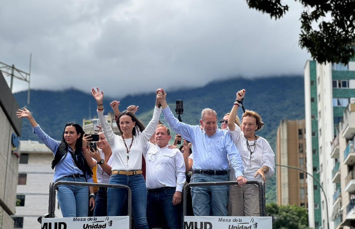 Maria Corina Machado y Edmundo González