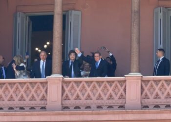 Edmundo González se reunió con Javier Milei en la Casa Rosada