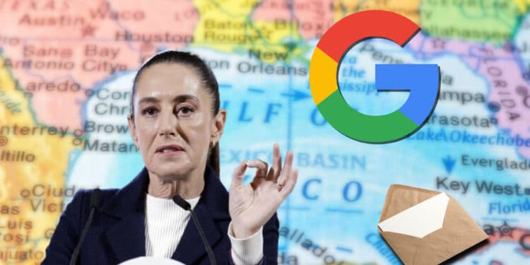 Sheinbaum advierte con demanda civil contra Google por renombrar el Golfo de México como ‘Golfo de América