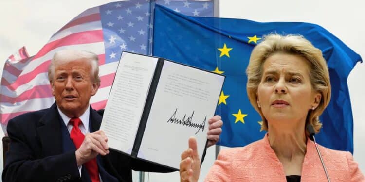 La Casa Blanca confirma que la Unión Europea tendrá un arancel del 10 % durante 90 días