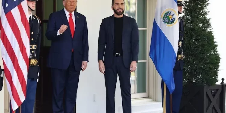 Trump agradece a Bukele por aceptar y detener a migrantes expulsados de EE.UU.